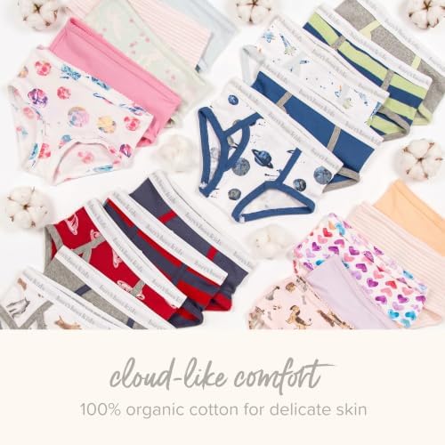 Burt's Bees Baby Boys' Organic Cotton Brief Underwear, 5-Pack Firefighter Hats