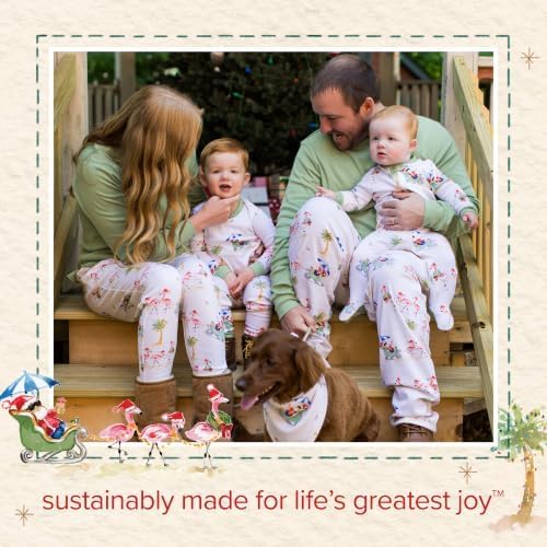 Burt's Bees Baby Matching Family Jammies, Organic Cotton, Holiday Pajamas Christmas Trees
